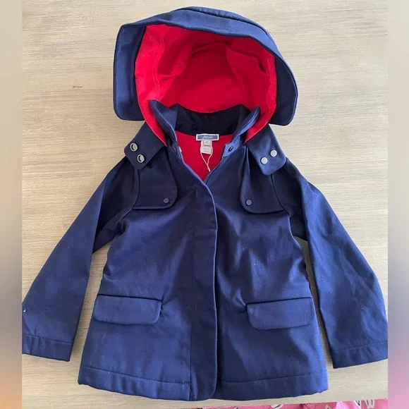 Jacadi girls 3t navy jacket